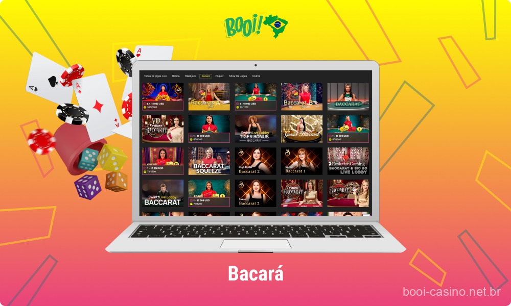 O Booi Casino oferece aos brasileiros uma variedade de jogos de bacará em que o jogador com a maior pontuação ganha