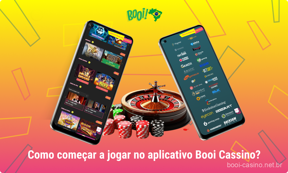 Os adultos brasileiros podem usar qualquer smartphone moderno com acesso à Internet para começar a jogar no aplicativo do Booi Casino, seguindo alguns passos simples