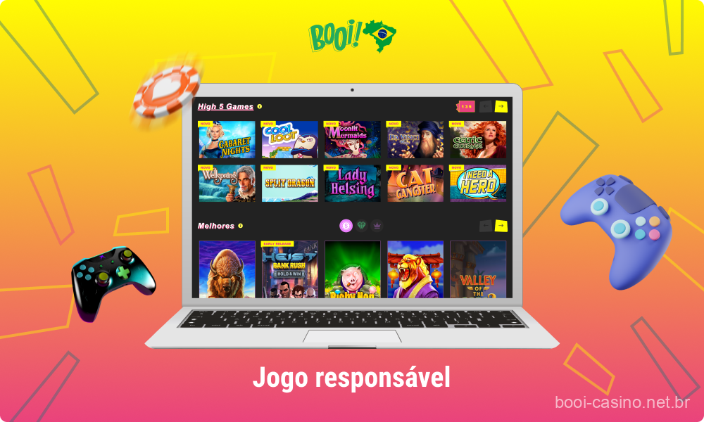 Booi Cassino no Brasil promove ativamente o jogo responsável, fornecendo aos jogadores informações e conselhos para ajudá-los a evitar problemas de dependência